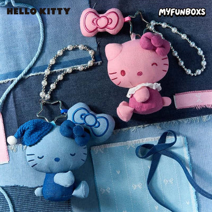 Hello Kitty Denim Series Plush Pendant Blind Box(PRE-ORDER)