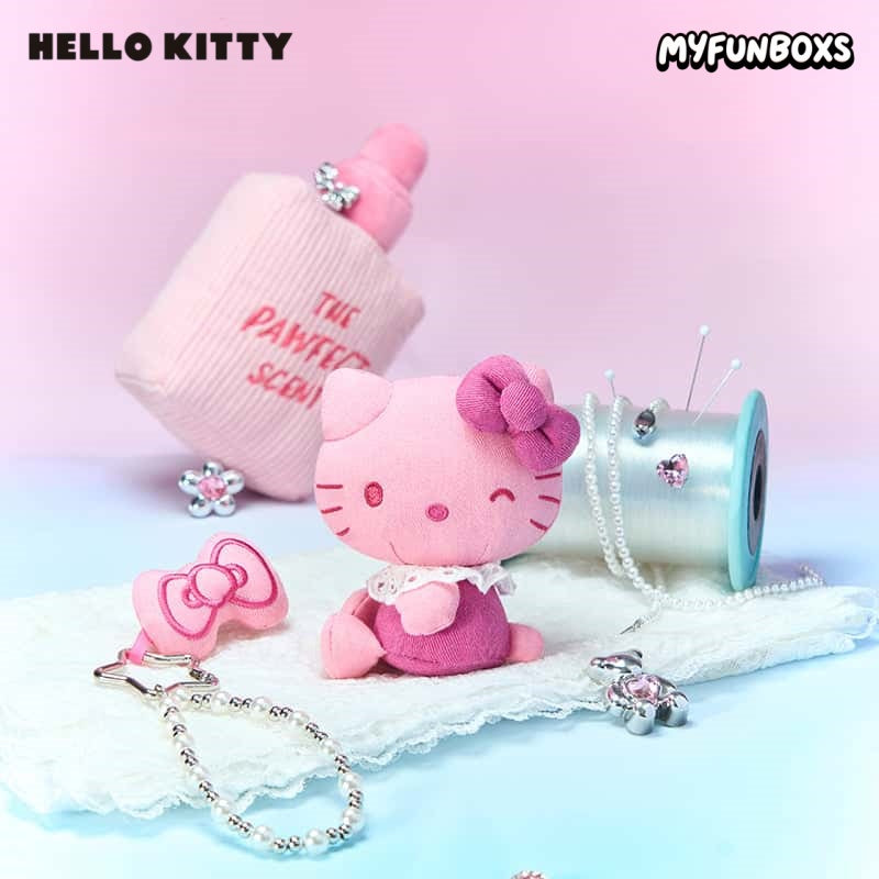 Hello Kitty Denim Series Plush Pendant Blind Box(PRE-ORDER)