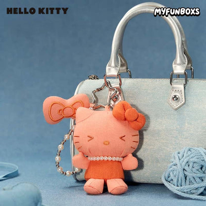 Hello Kitty Denim Series Plush Pendant Blind Box(PRE-ORDER)