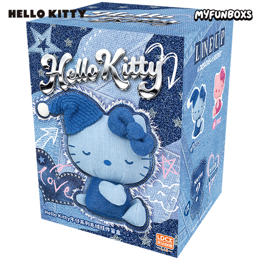 Hello Kitty Denim Series Plush Pendant Blind Box(PRE-ORDER)