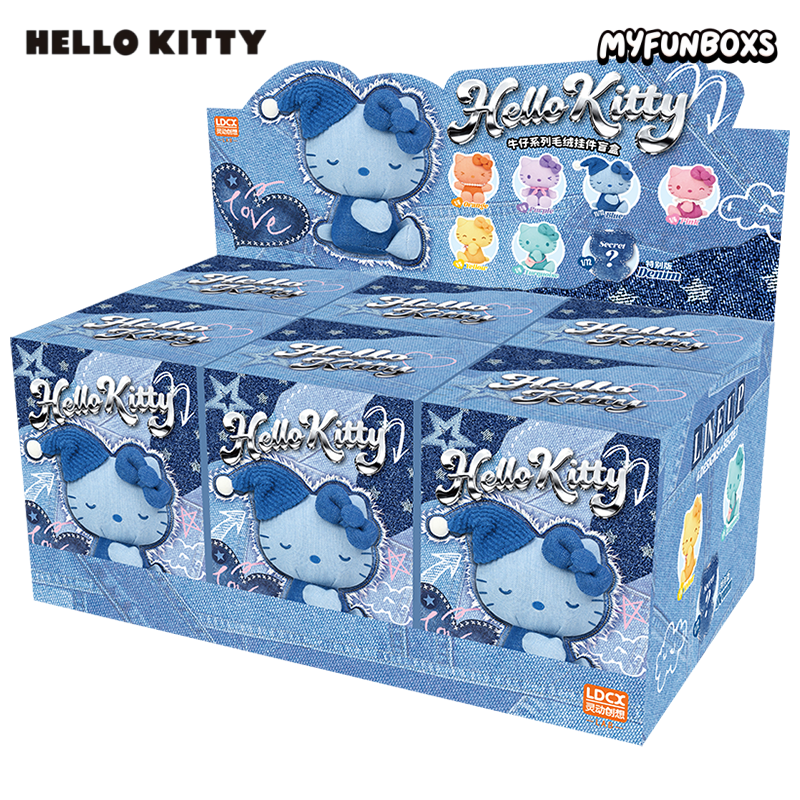 Hello Kitty Denim Series Plush Pendant Blind Box(PRE-ORDER)