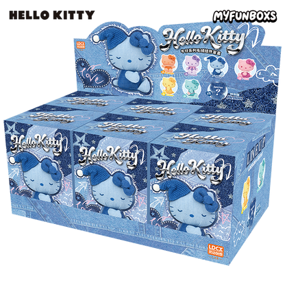 Hello Kitty Denim Series Plush Pendant Blind Box(PRE-ORDER)