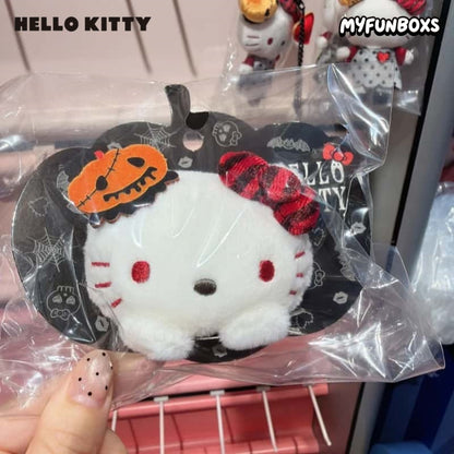 Sanrio Lovely Ghosts Halloween Series Pumpkin Kitty Keychain