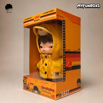 Handmade Hirono × Kodak Plush Doll Display Case (Doll Not Included)