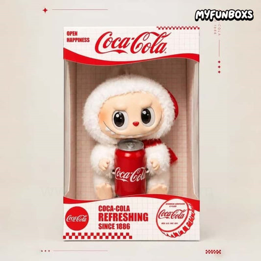 Handmade Labubu × Coca-Cola Plush Blind Box Display Case (Doll Not Included)