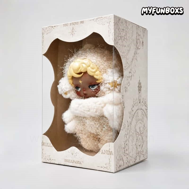 Handmade Skullpanda Sleepy Sandman Plush Doll Display Case (Doll Not Included)