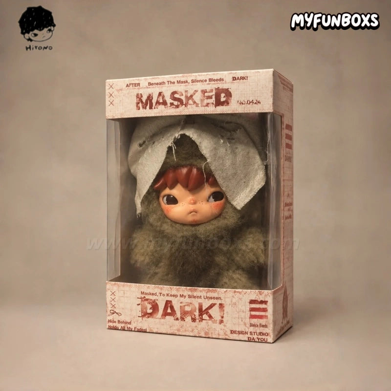 Handmade Hirono After Dark - Masked Plush Display Case (Doll Not Included)