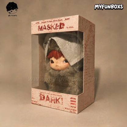 Handmade Hirono After Dark - Masked Plush Display Case (Doll Not Included)