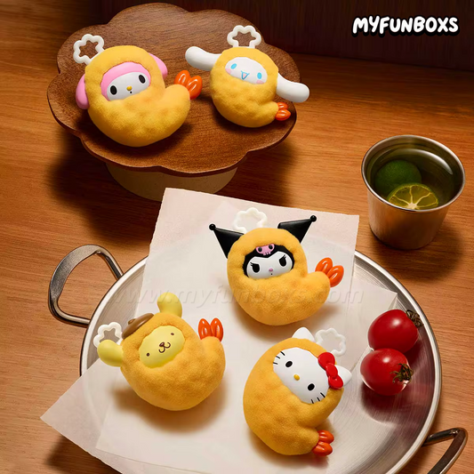 POP MART POP BEAN HK and Friends Fried Shrimp Series Mini Figure Blind Box