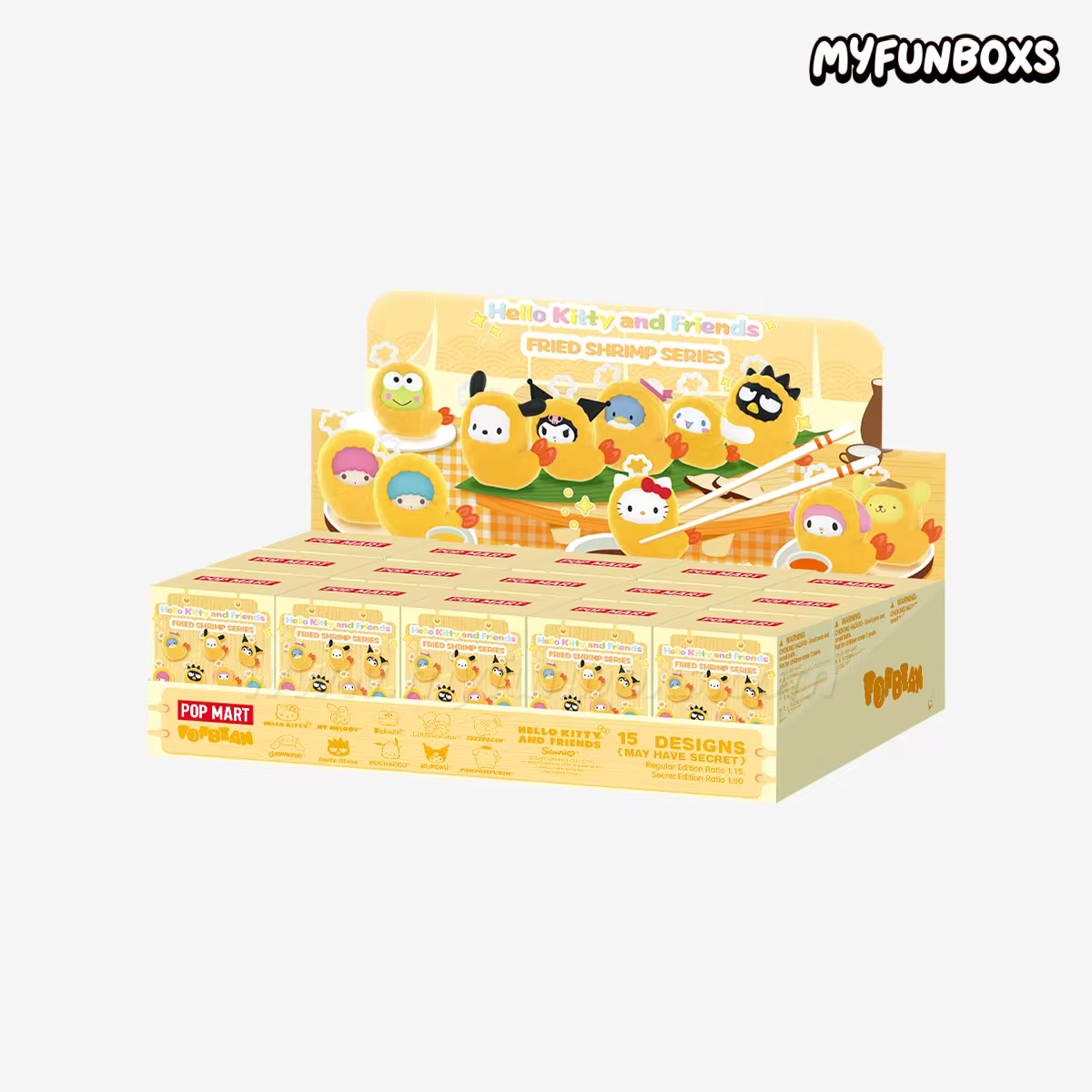 POP MART POP BEAN HK and Friends Fried Shrimp Series Mini Figure Blind Box