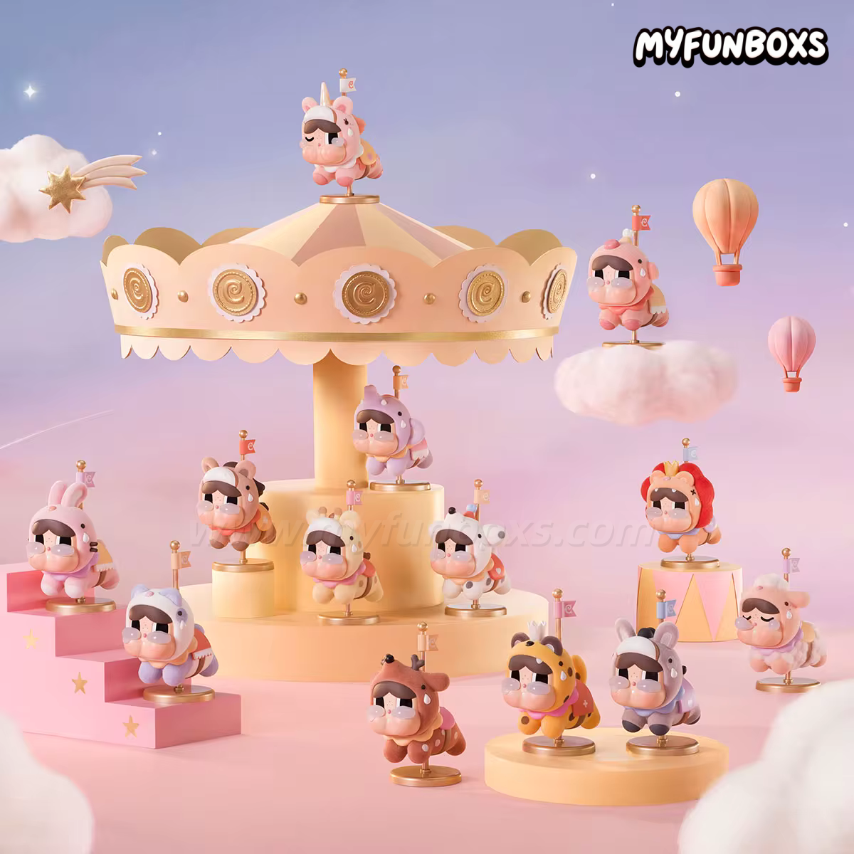 POP MART CRYBABY Crying Round n Round Series Figures Blind Box