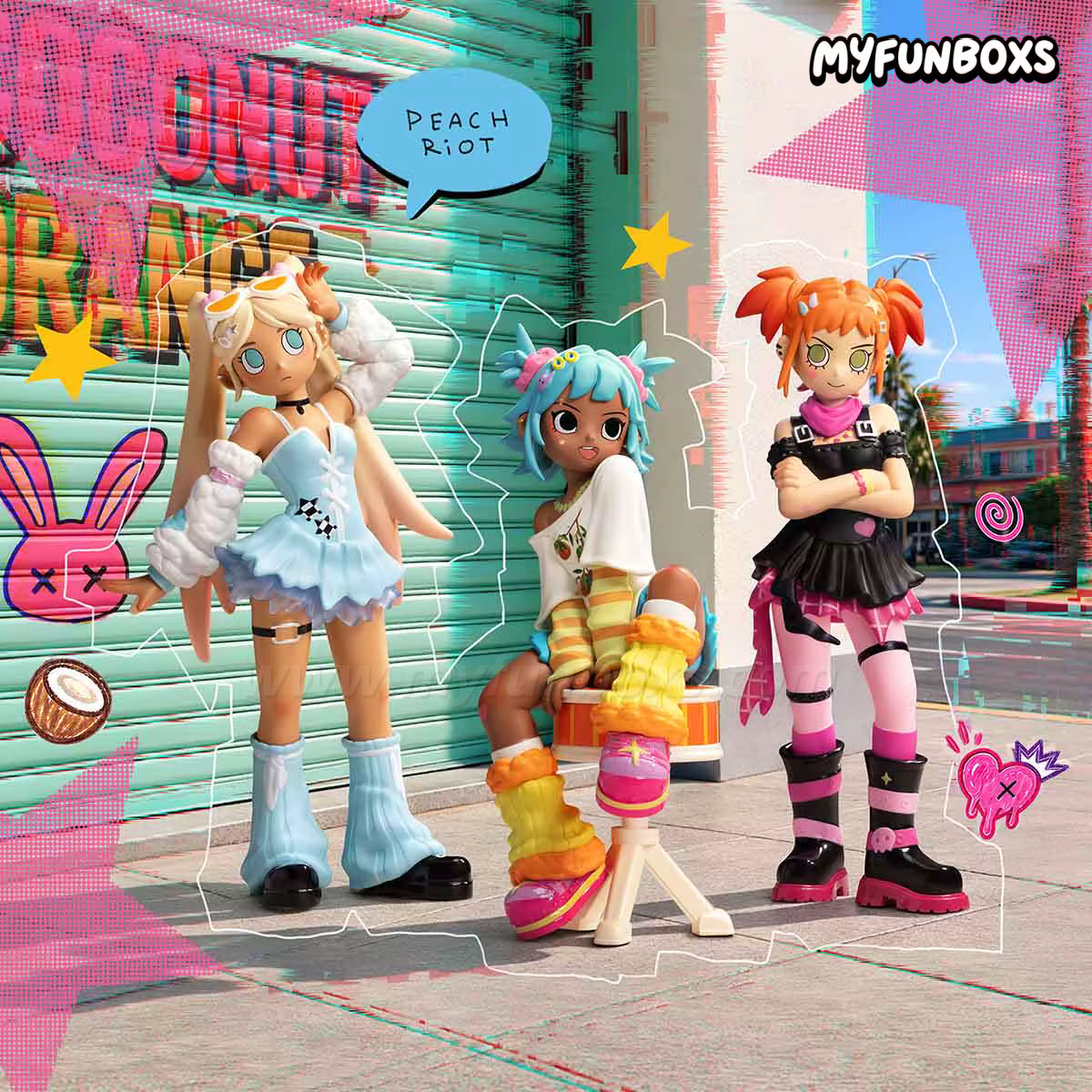 POP MART Peach Riot Sugar Mode Series Figures Blind Box (PRE-ORDER)