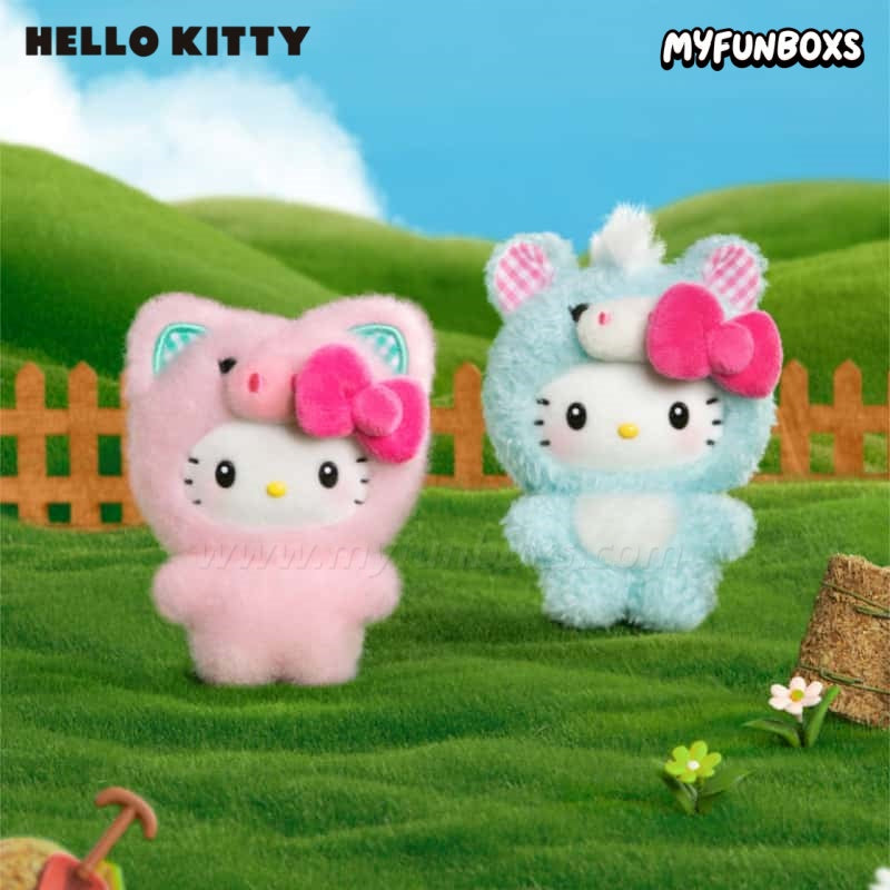 Hello Kitty Little Ranch Series Plush Pendant Blind Box
