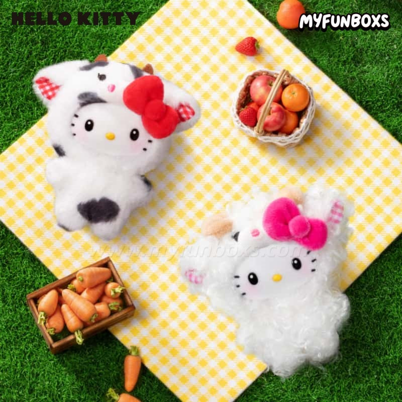 Hello Kitty Little Ranch Series Plush Pendant Blind Box