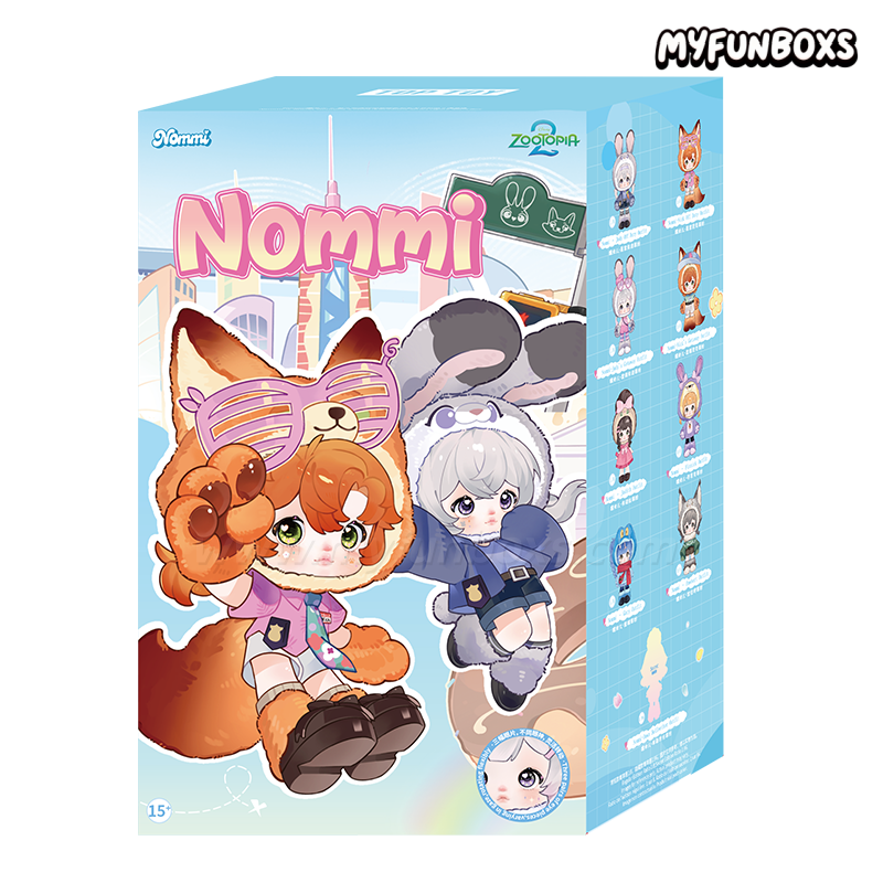 Nommi Zootopia Metropolis Adventure Series 5-Joint Articulated Doll Blind Box