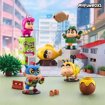 CRAYON SHINCHAN Costume Articulated Series Figures Blind Box