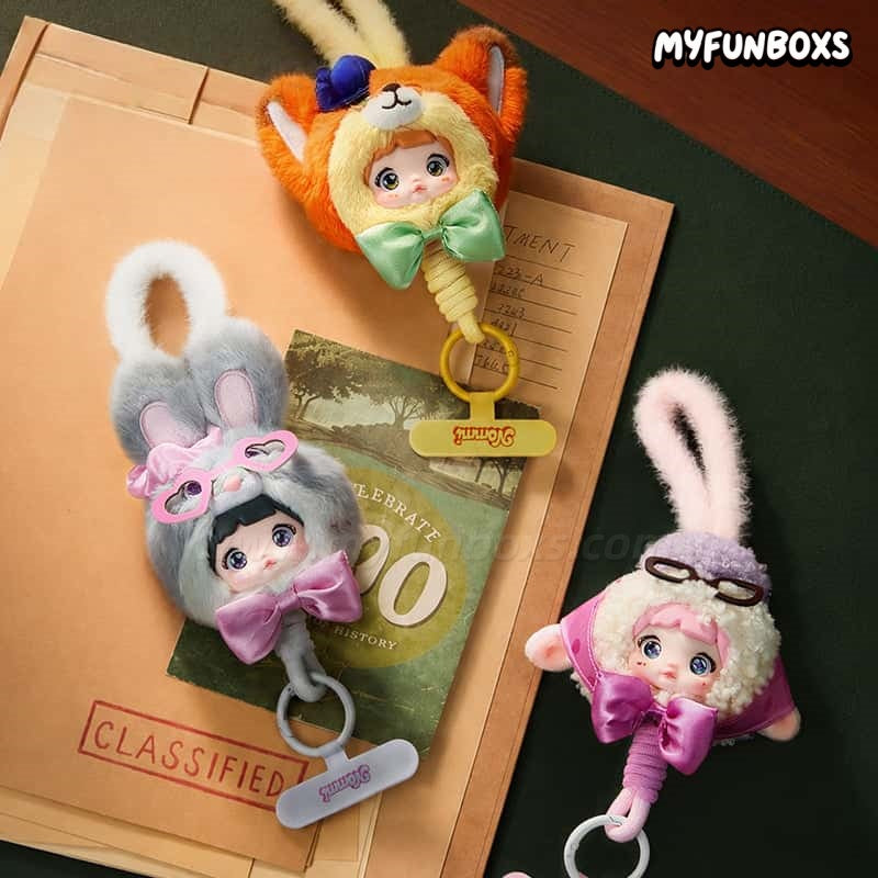 Nommi × Zootopia Metropolis Holiday Series Plush Phone Strap Blind Box