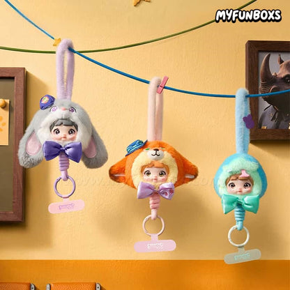Nommi × Zootopia Metropolis Holiday Series Plush Phone Strap Blind Box