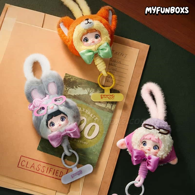 Nommi × Zootopia Metropolis Holiday Series Plush Phone Strap Blind Box