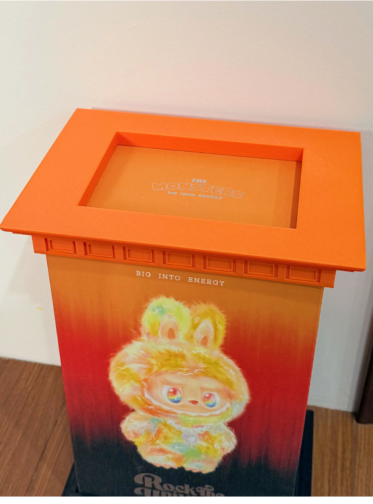 Labubu Rock Universe integrated Roman column trendy play storage box with decorative ornaments