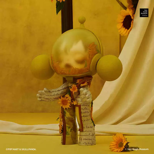 【Sale】MEGA a SKULLPANDA 400% Van Gogh Museum Sunflowers