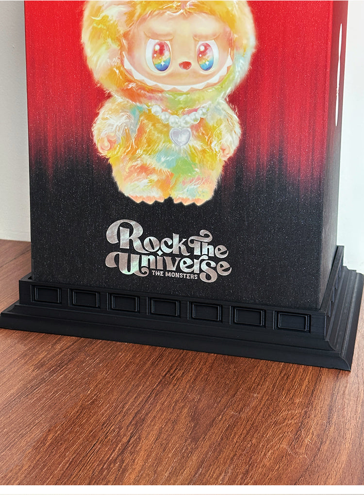 Labubu Rock Universe integrated Roman column trendy play storage box with decorative ornaments