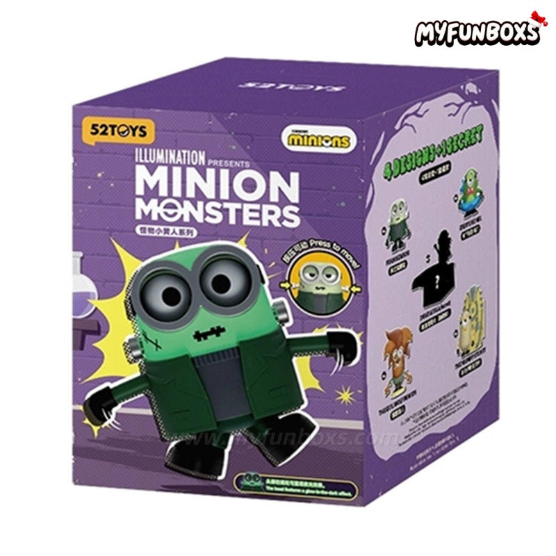 Minions Monster Series: Wind-up Articulated Figure Blind Box (Pre-Order) 1 BOX