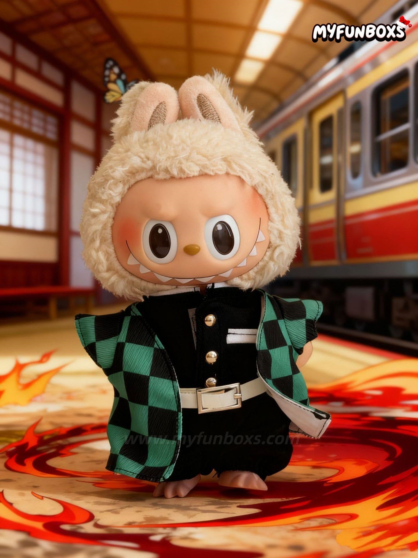 Demon Slayer Outfit Set for LABUBU Tanjiro Kamado