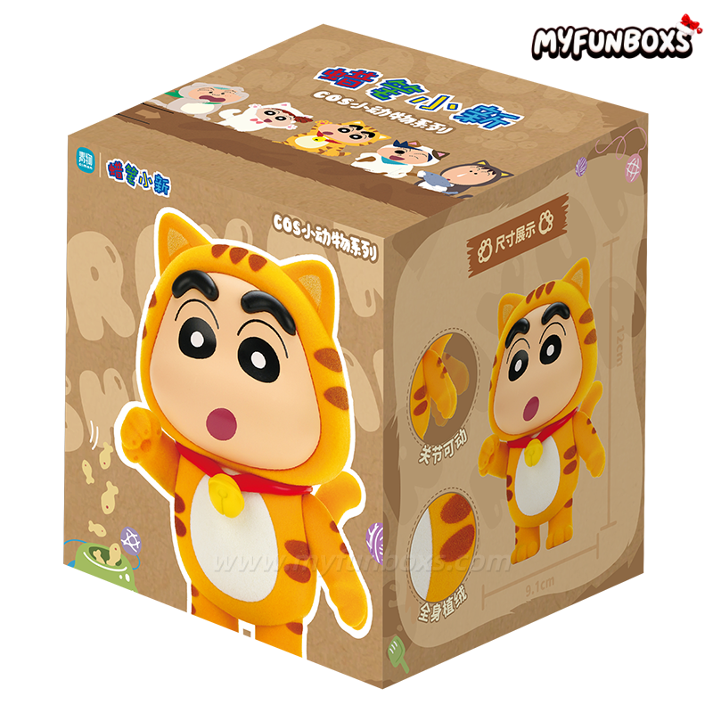 Crayon Shin-chan as Little Animals Series Collectible Figure Blind Box 1 BOX