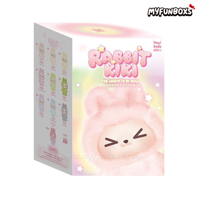 RABBIT KiKi: Warmth of Embrace Series Plush Keychain Blind Box 1 BOX