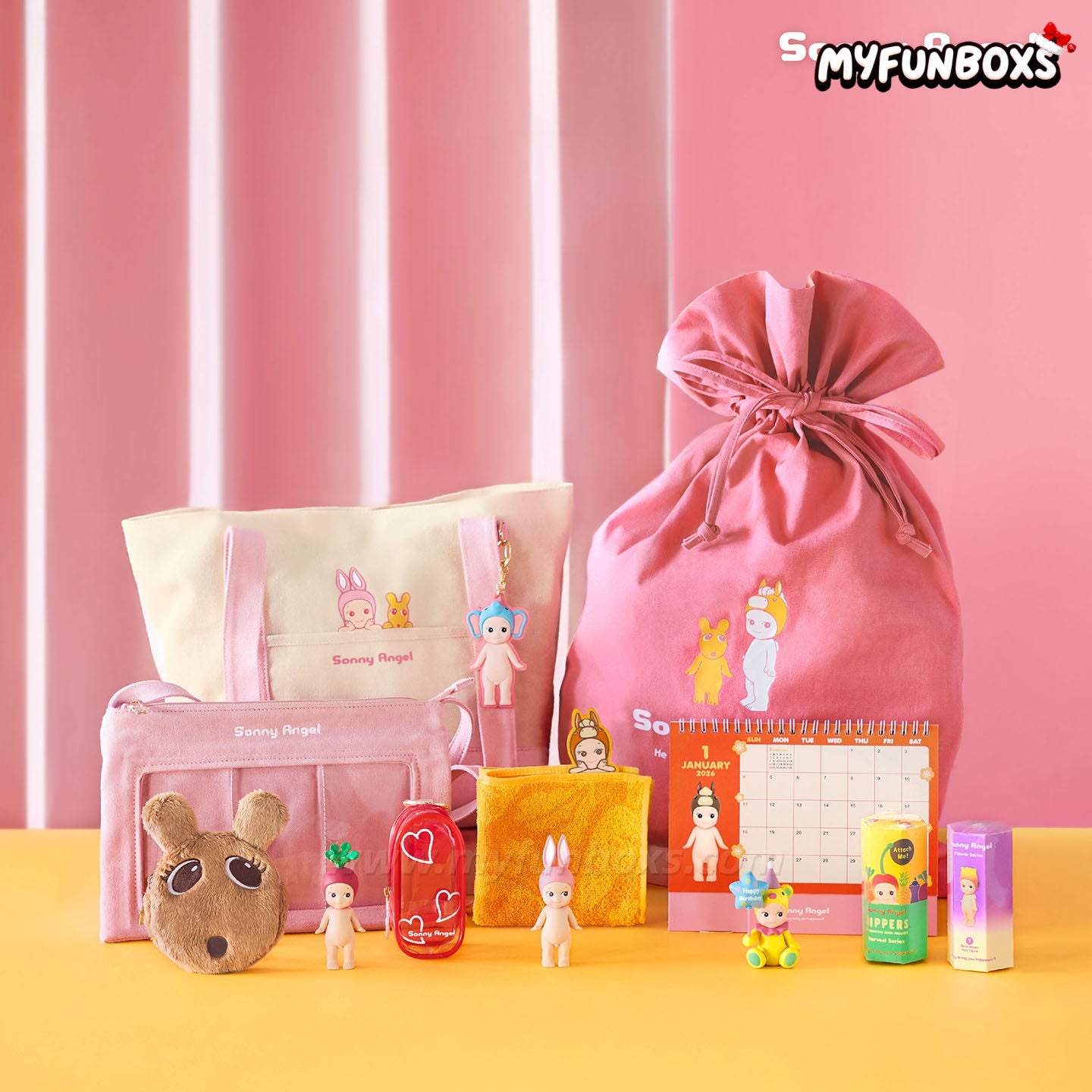 Sonny Angel Happy Bag 2026 1 SET (CONTAINS 7 PRODUCTS)