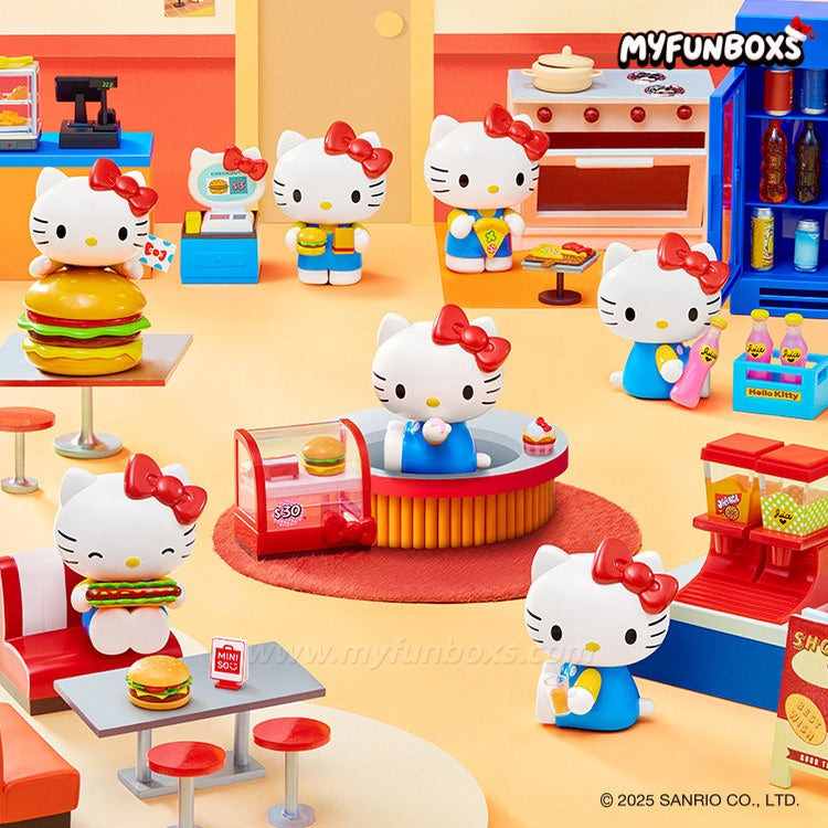 Hello Kitty Retro Diner Series Figure Blind Box