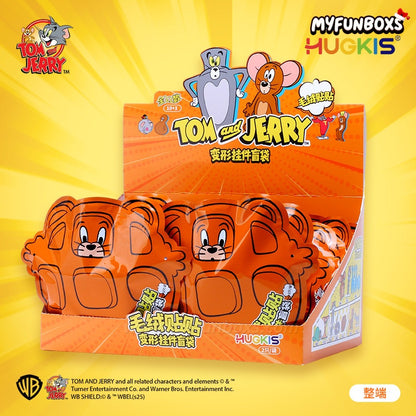 Tom and Jerry Plush Magnetic Transformable Keychain - Blind Bag 1 SET (10 BAGS)