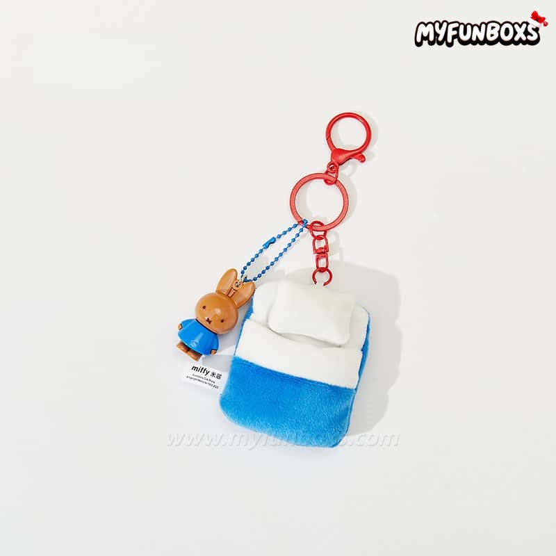Miffy Sweet Berry Dreams Series Keychain Blue Miffy