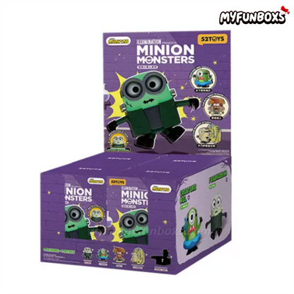 Minions Monster Series: Wind-up Articulated Figure Blind Box (Pre-Order) 1 SET (4 BOXES)