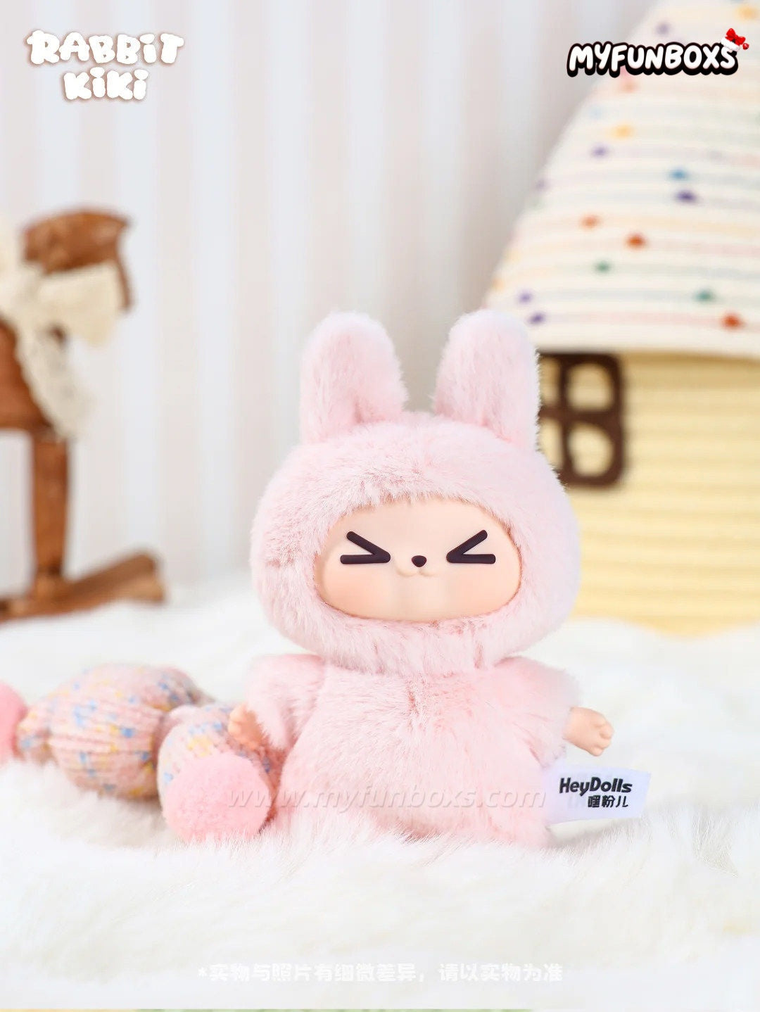 RABBIT KiKi: Warmth of Embrace Series Plush Keychain Blind Box