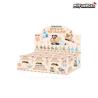 Crayon Shin-chan Flocked Lounging Party Series Blind Box 1 SET ( 9 BOXES)