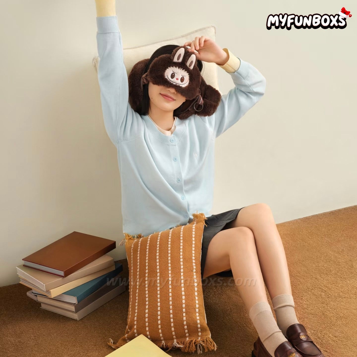 POPMART City Park Carnival Exclusive Collection LABUBU Multi-functional Eye Mask