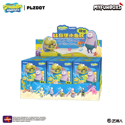Spongebob Little Citizens Of Bikini Bottom Series Figure Blind Box 1 SET (6 BOXES)