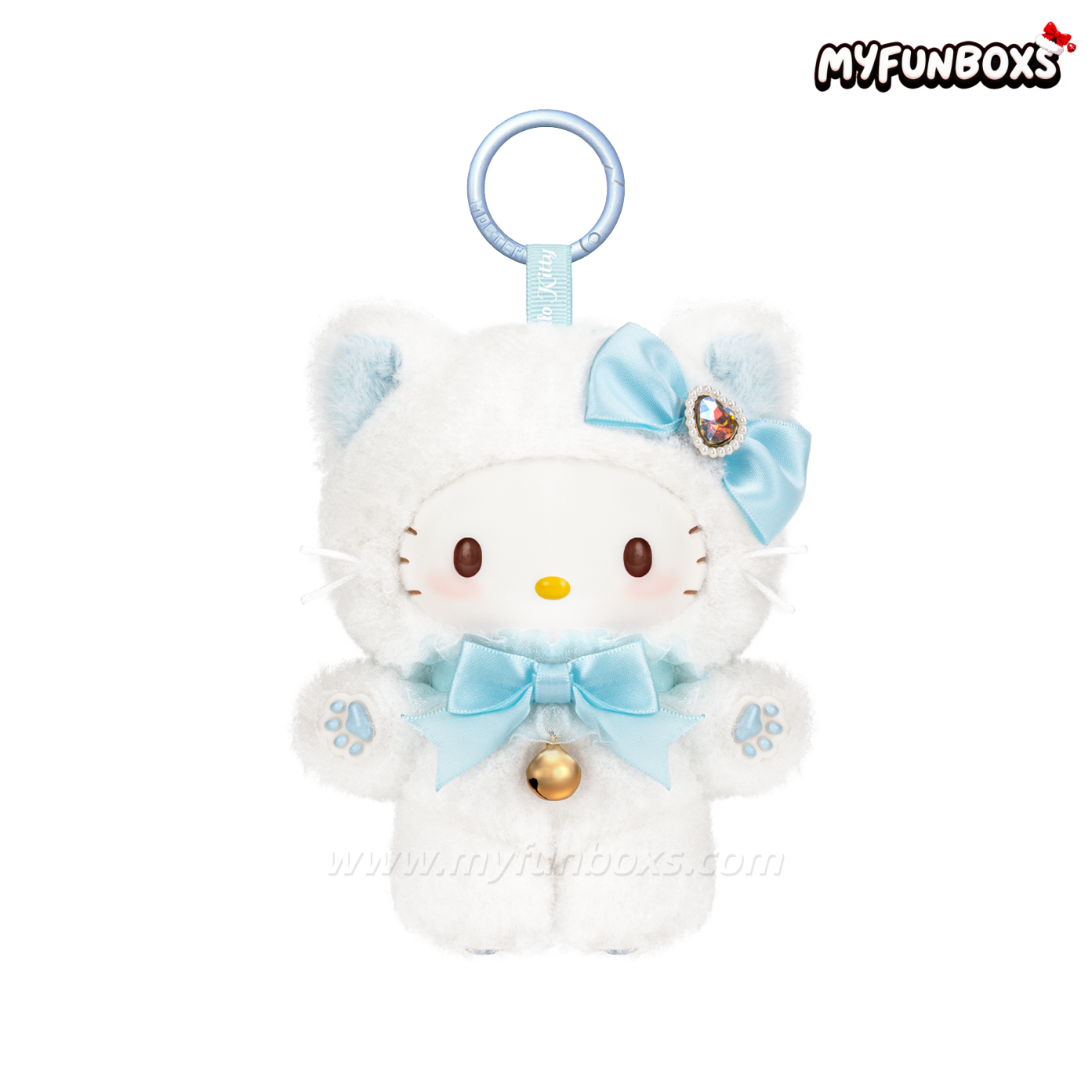 Sanrio Glitter Cat Series Plush Blind Box Hello Kitty (Confirmed)