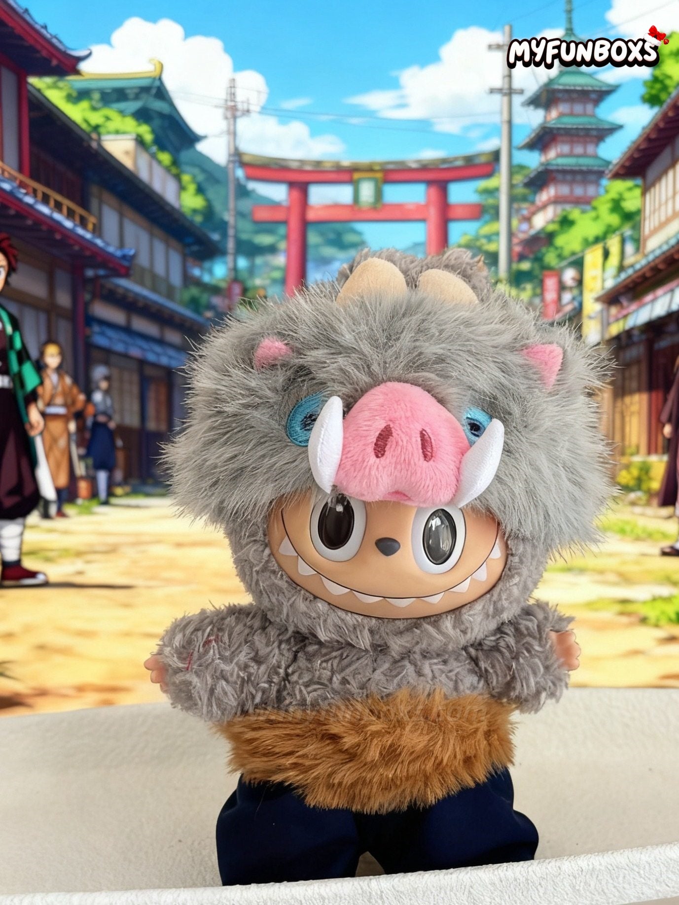 Demon Slayer Outfit Set for LABUBU I Pillar