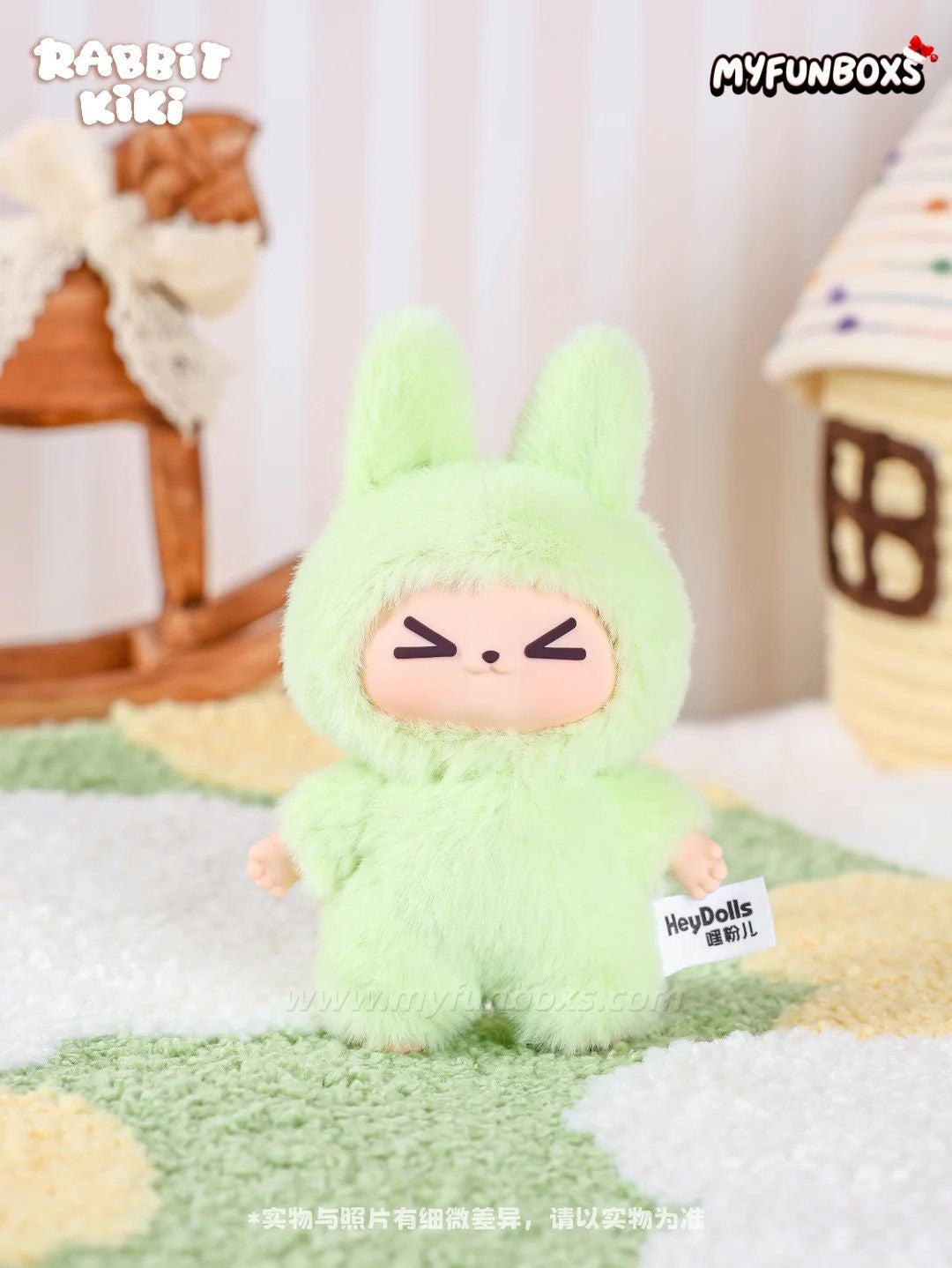 RABBIT KiKi: Warmth of Embrace Series Plush Keychain Blind Box