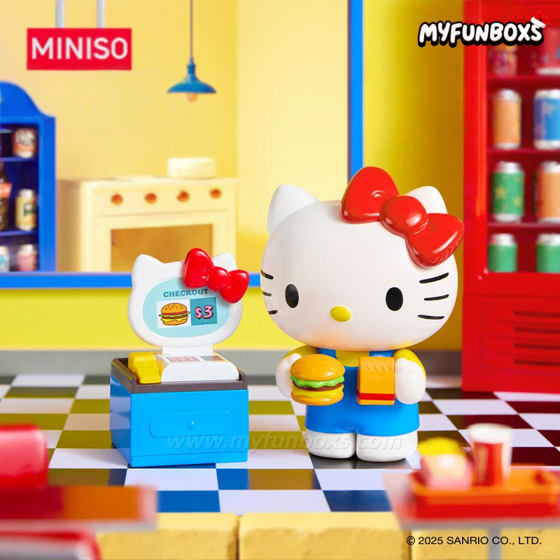Hello Kitty Retro Diner Series Figure Blind Box