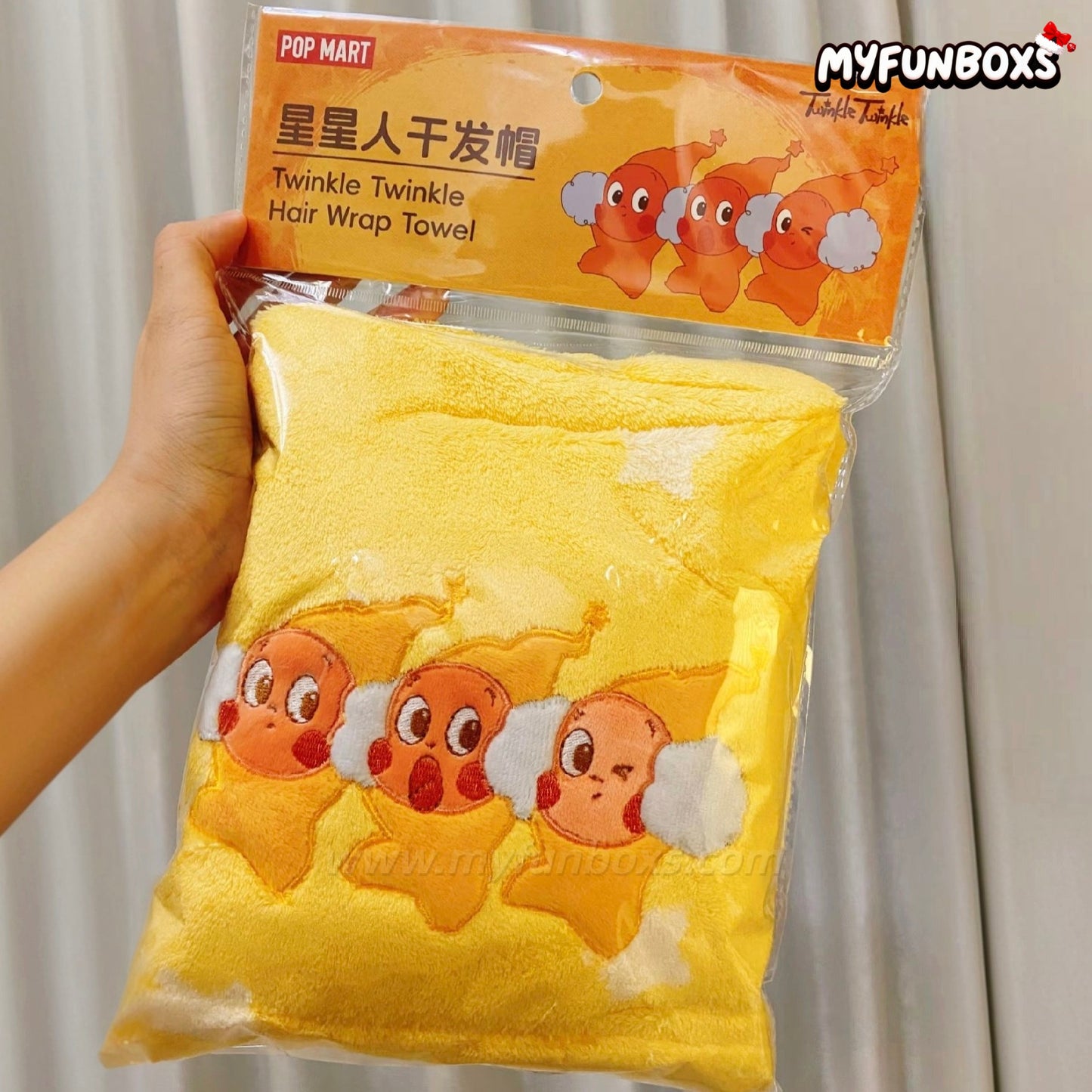 POPMART City Park Carnival Exclusive Collection Starman Hair Towel