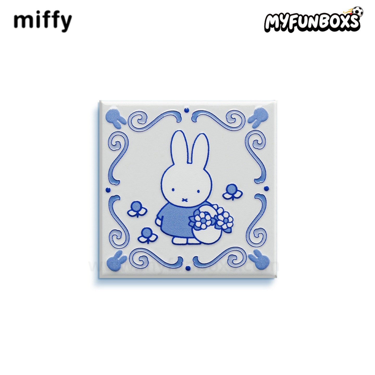 Jingdezhen x Miffy Ceramic Fridge Magnet – 70th Anniversary Limited Edition