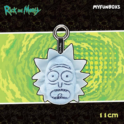 Rick and Morty Monochrome Universe series plush keychain