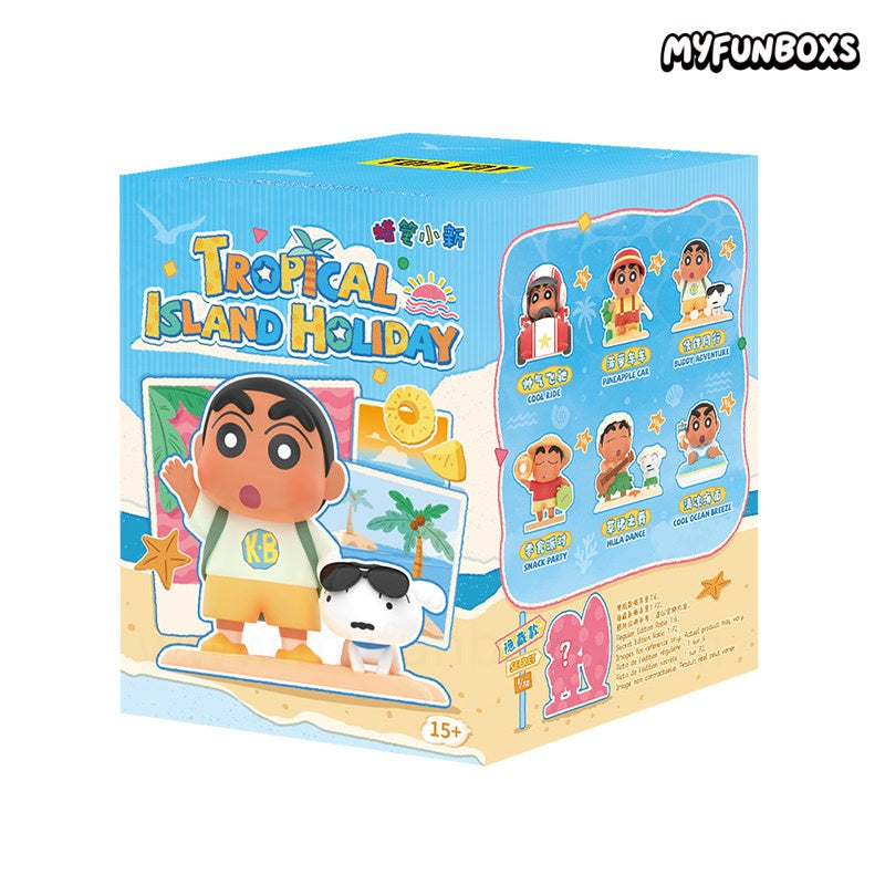 Crayon Shinchan Tropical Island Holiday Series figure blind box