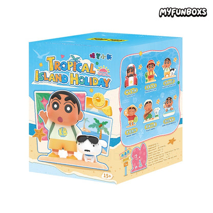 Crayon Shinchan Tropical Island Holiday Series figure blind box