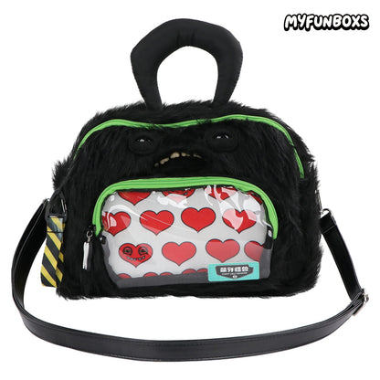 Fuggler Big Head Collection Plush Crossbody Bag