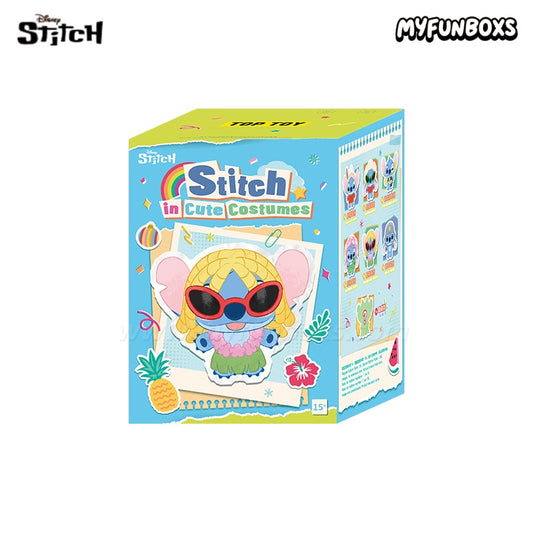 Disney Stitch in Cute Costumes Series Plush Charm Blind Box